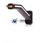LED Breedtelamp links incl. knipperlicht, Dark Clear of Neon 